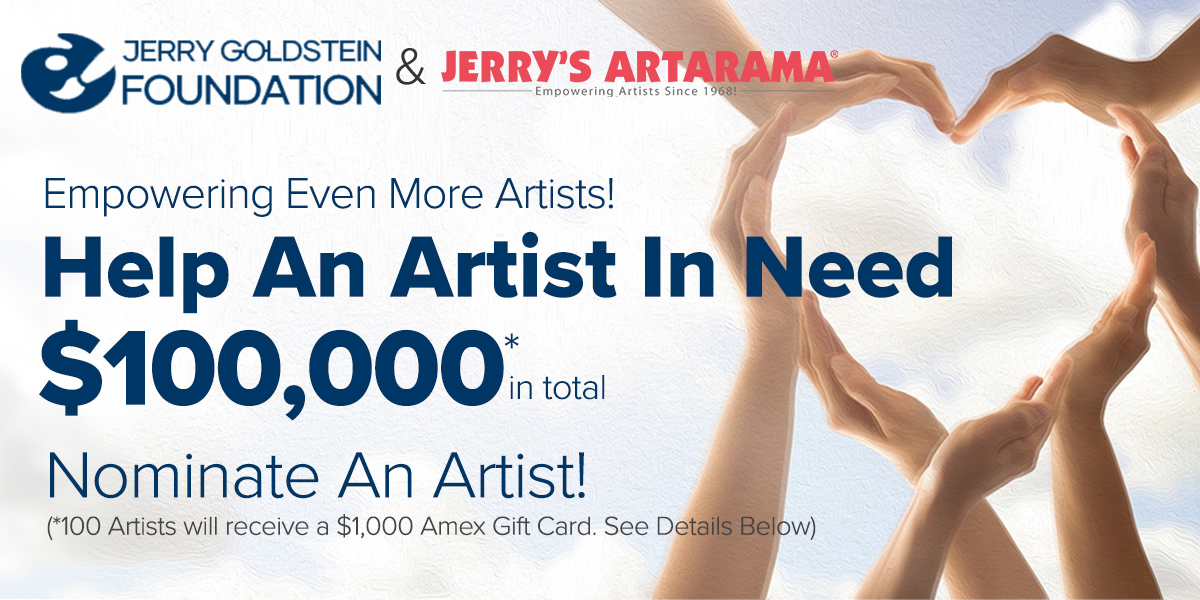 Nominate an Artist in need, $100k to giveaway